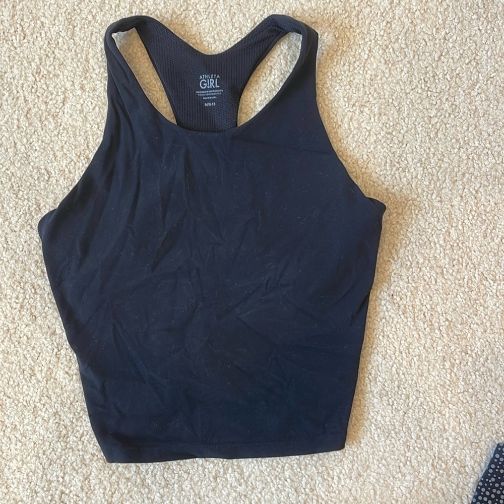 Athleta Girl tank top with bra